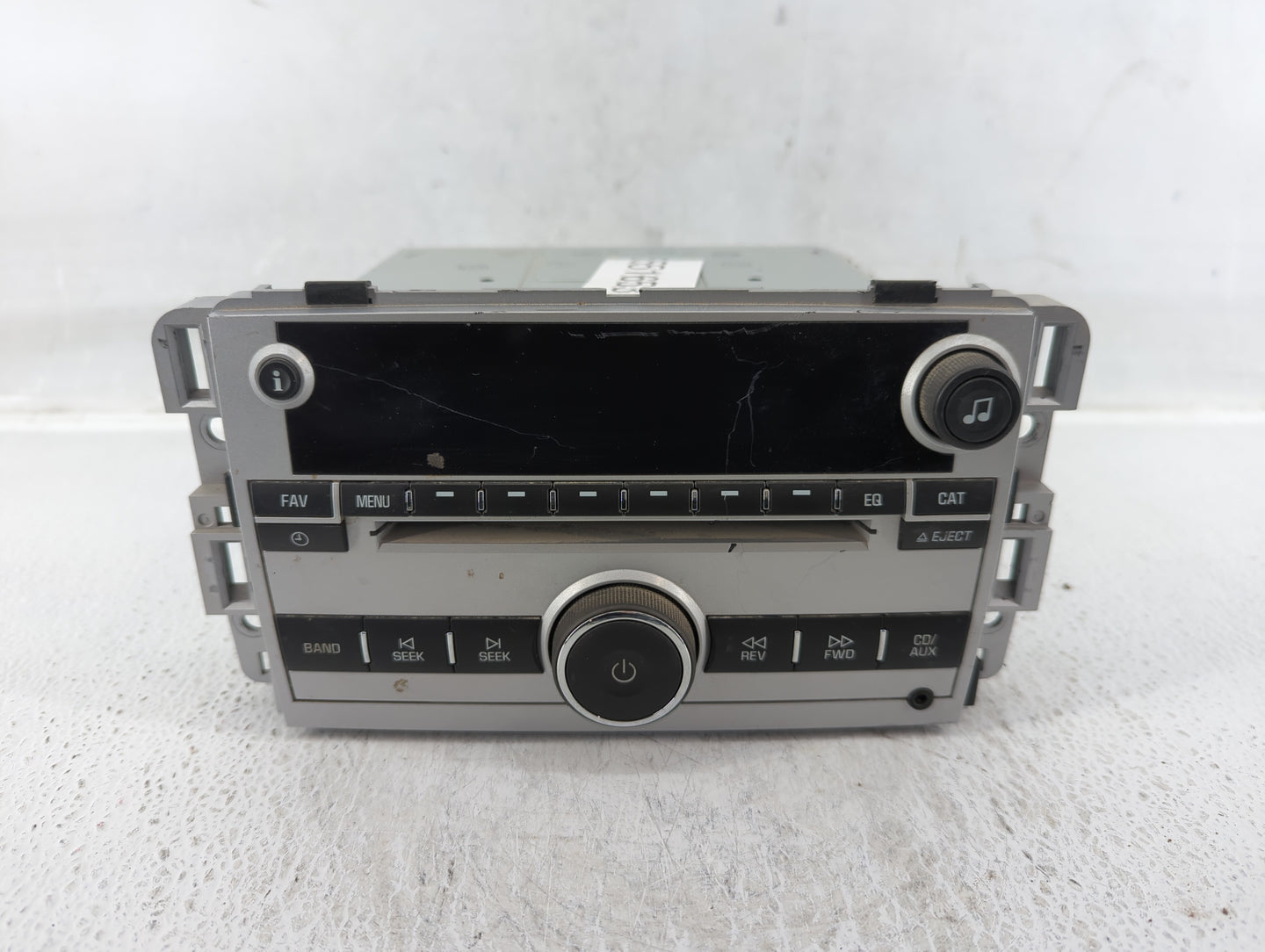 2009 Chevrolet Equinox Radio AM FM Cd Player Receiver Replacement P/N:2076693 Fits OEM Used Auto Parts - Oemusedautoparts1.c