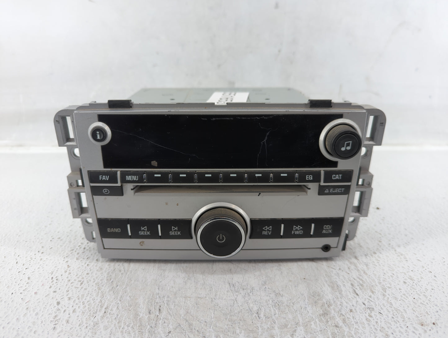 2009 Chevrolet Equinox Radio AM FM Cd Player Receiver Replacement P/N:2076693 Fits OEM Used Auto Parts - Oemusedautoparts1.c