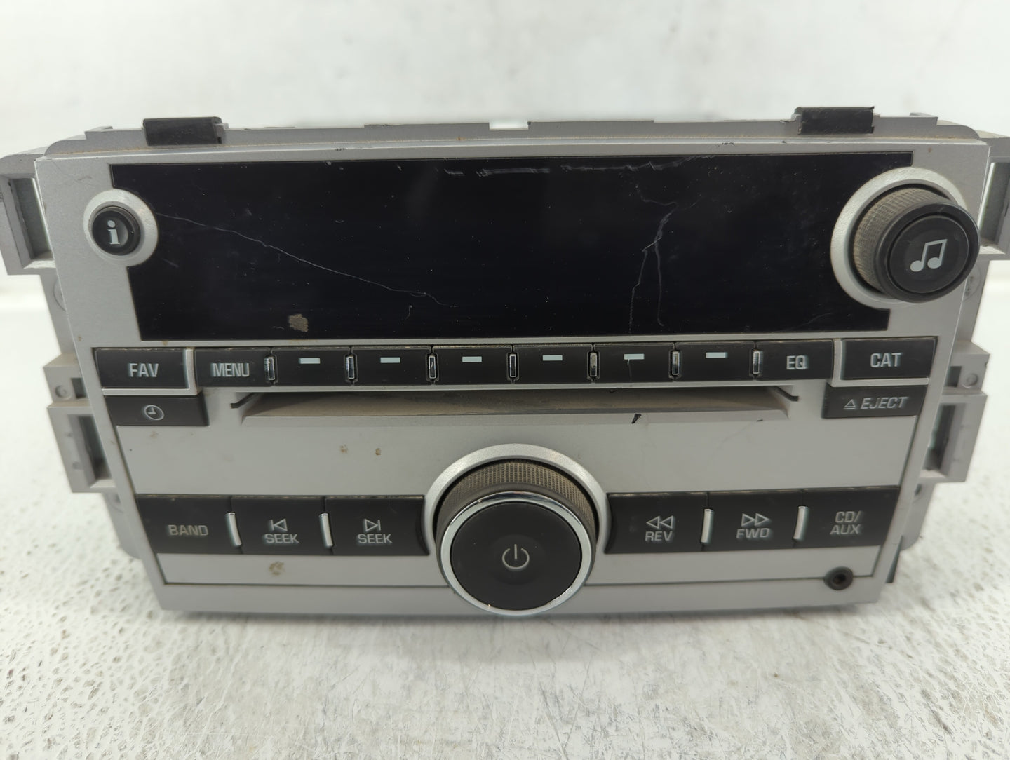 2009 Chevrolet Equinox Radio AM FM Cd Player Receiver Replacement P/N:2076693 Fits OEM Used Auto Parts - Oemusedautoparts1.c