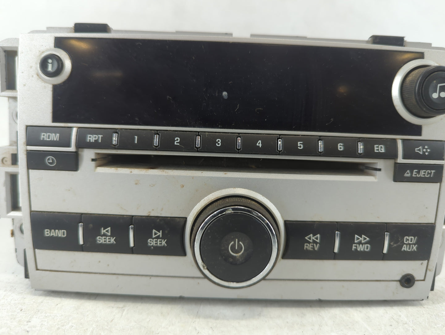 2009 Chevrolet Equinox Radio AM FM Cd Player Receiver Replacement P/N:25957001 Fits OEM Used Auto Parts - Oemusedautoparts1.