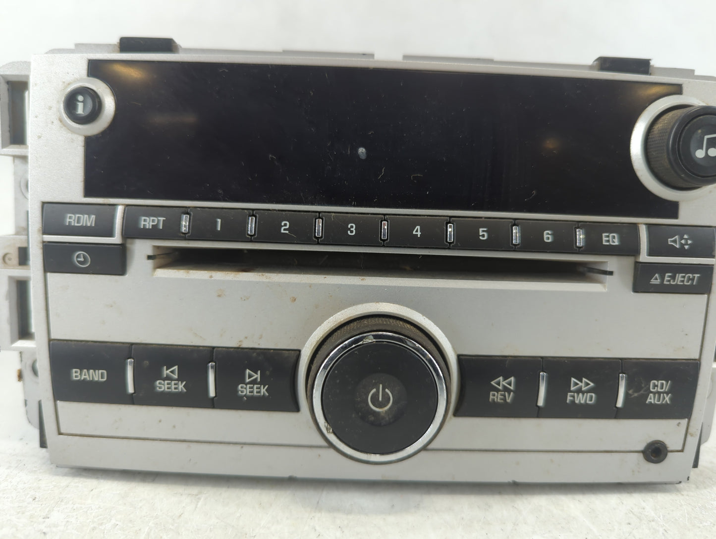 2009 Chevrolet Equinox Radio AM FM Cd Player Receiver Replacement P/N:25957001 Fits OEM Used Auto Parts - Oemusedautoparts1.