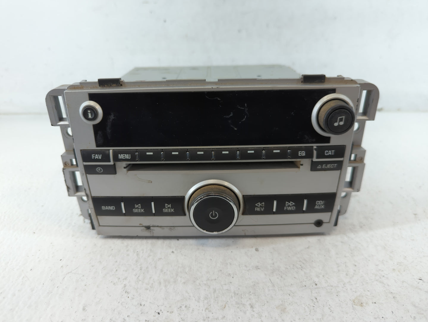 2009 Chevrolet Equinox Radio AM FM Cd Player Receiver Replacement P/N:25994581 Fits OEM Used Auto Parts - Oemusedautoparts1.