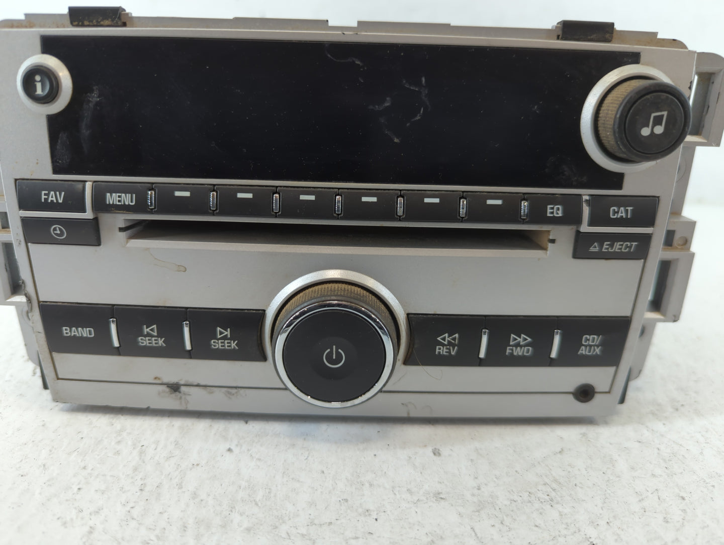 2009 Chevrolet Equinox Radio AM FM Cd Player Receiver Replacement P/N:25994581 Fits OEM Used Auto Parts - Oemusedautoparts1.