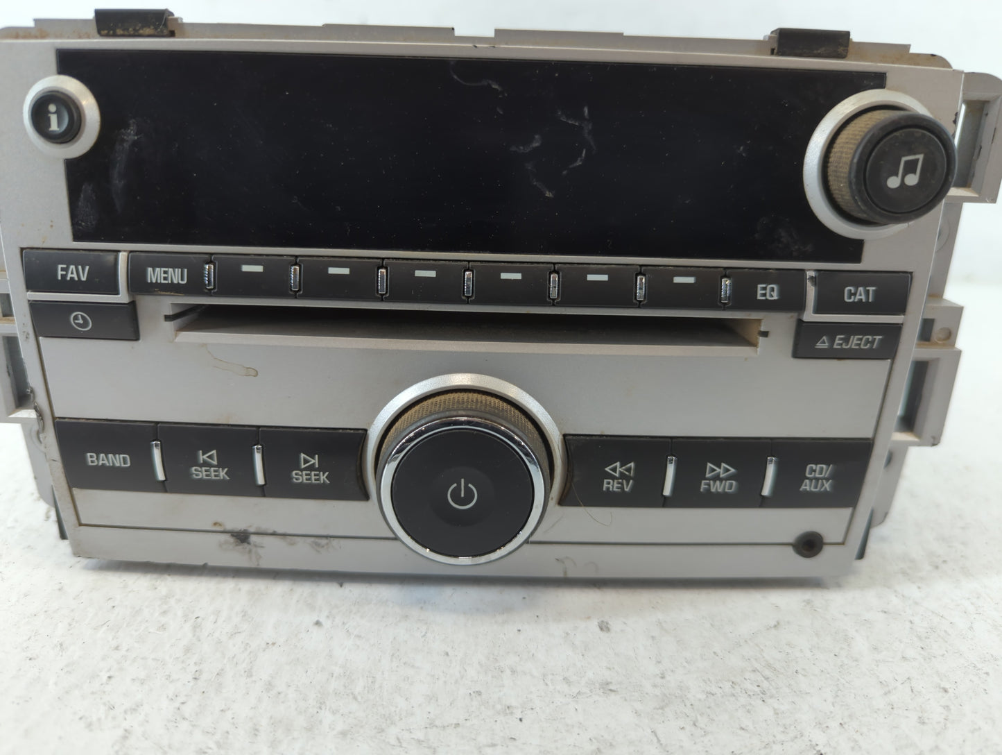 2009 Chevrolet Equinox Radio AM FM Cd Player Receiver Replacement P/N:25994581 Fits OEM Used Auto Parts - Oemusedautoparts1.