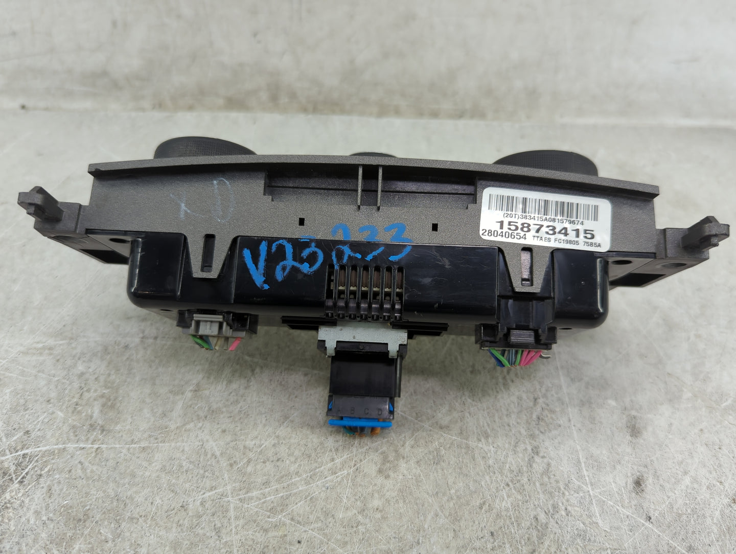 2007-2011 Chevrolet Hhr Climate Control Module Temperature AC/Heater Replacement P/N:15873415 28040654 Fits OEM Used Auto Pa