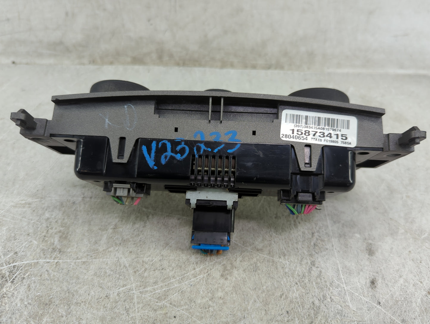 2007-2011 Chevrolet Hhr Climate Control Module Temperature AC/Heater Replacement P/N:15873415 28040654 Fits OEM Used Auto Pa