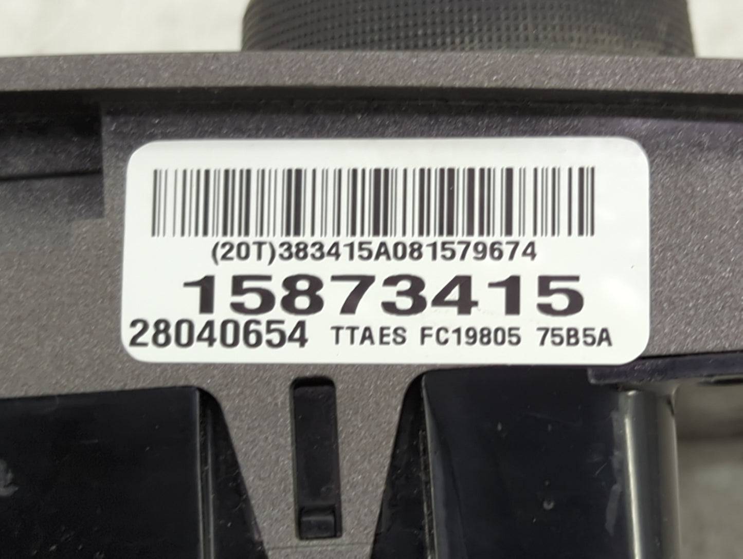 2007-2011 Chevrolet Hhr Climate Control Module Temperature AC/Heater Replacement P/N:15873415 28040654 Fits OEM Used Auto Pa