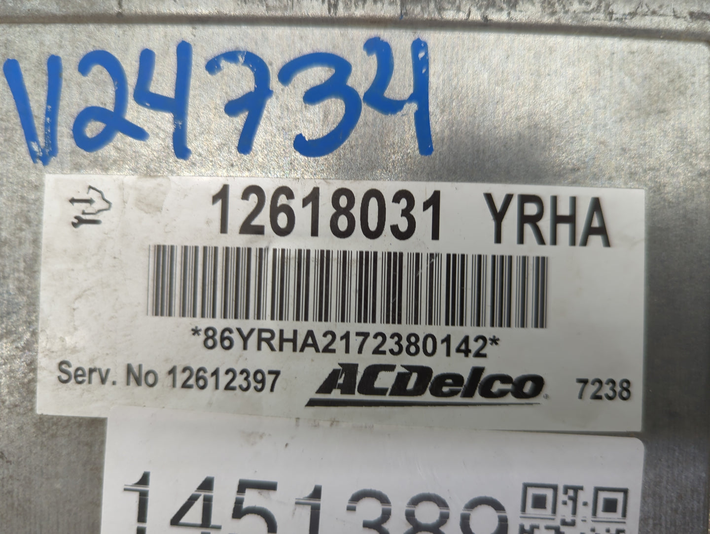 2007-2011 Chevrolet Hhr PCM Engine Control Computer ECU ECM PCU OEM P/N:12618031 12612397 Fits Fits 2007 2008 2009 2010 2011