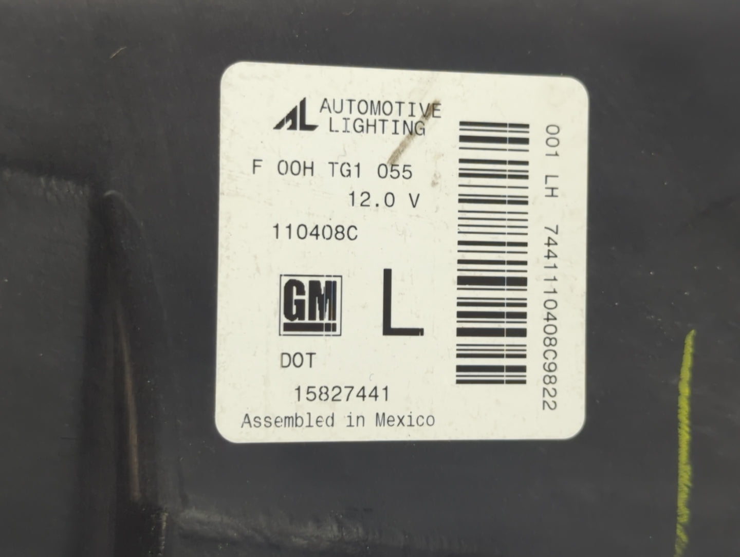 2006-2011 Chevrolet Hhr Driver Left Oem Head Light Headlight Lamp - Oemusedautoparts1.com