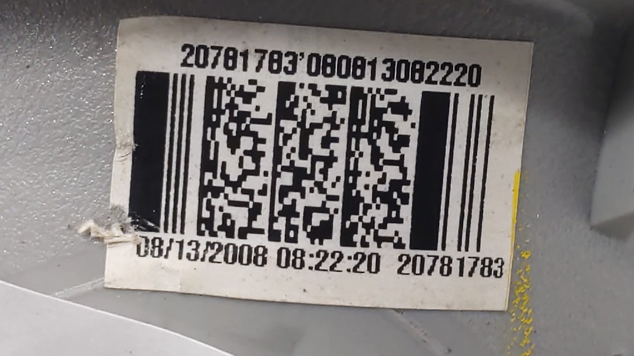 2009 Chevrolet Hhr Tail Light Assembly Passenger Right OEM P/N:25823015 15875484 Fits Fits 2006 2007 2008 2010 2011 OEM Used