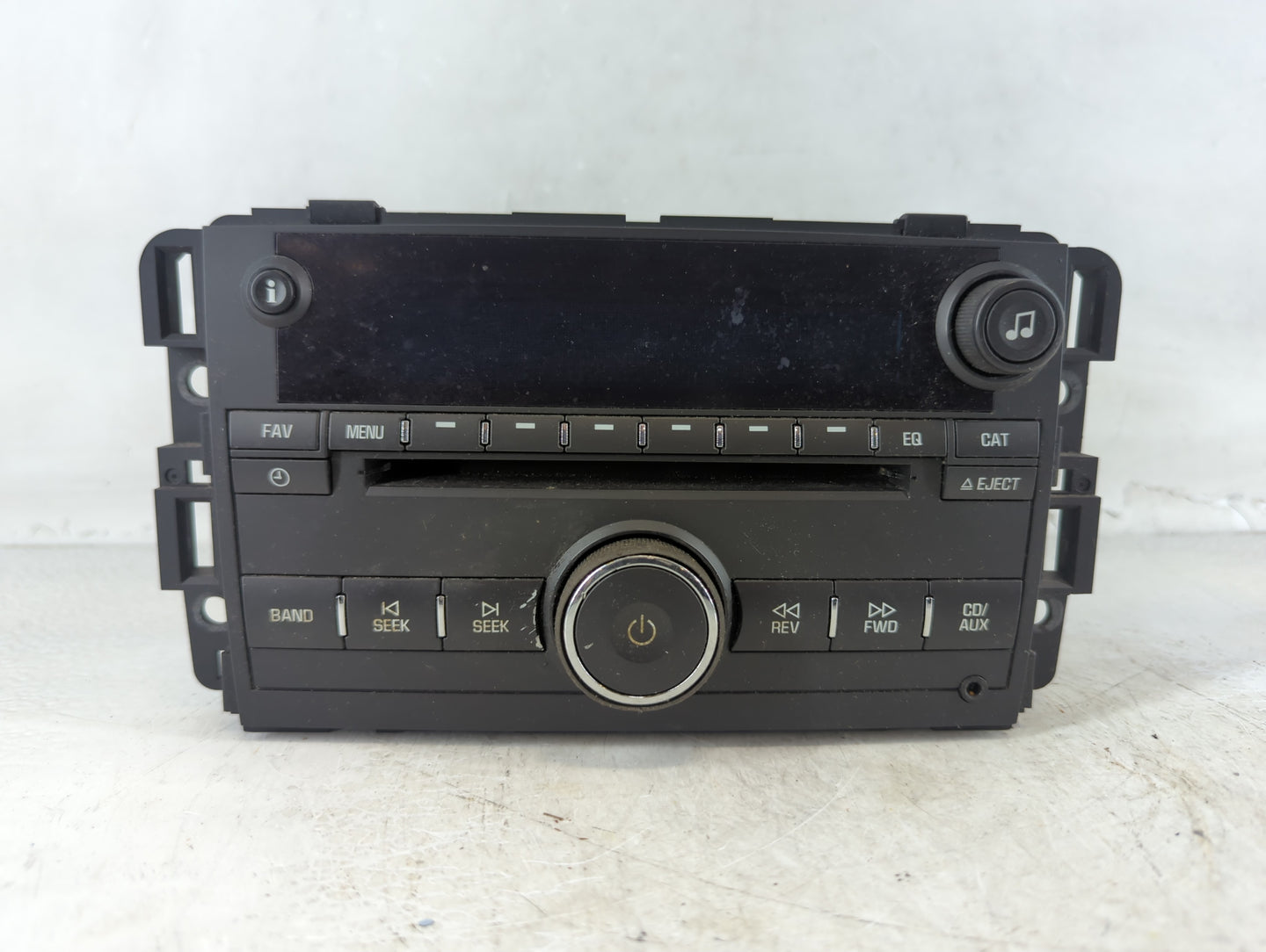 2009 Chevrolet Impala Radio AM FM Cd Player Receiver Replacement P/N:2598072 Fits OEM Used Auto Parts - Oemusedautoparts1.co