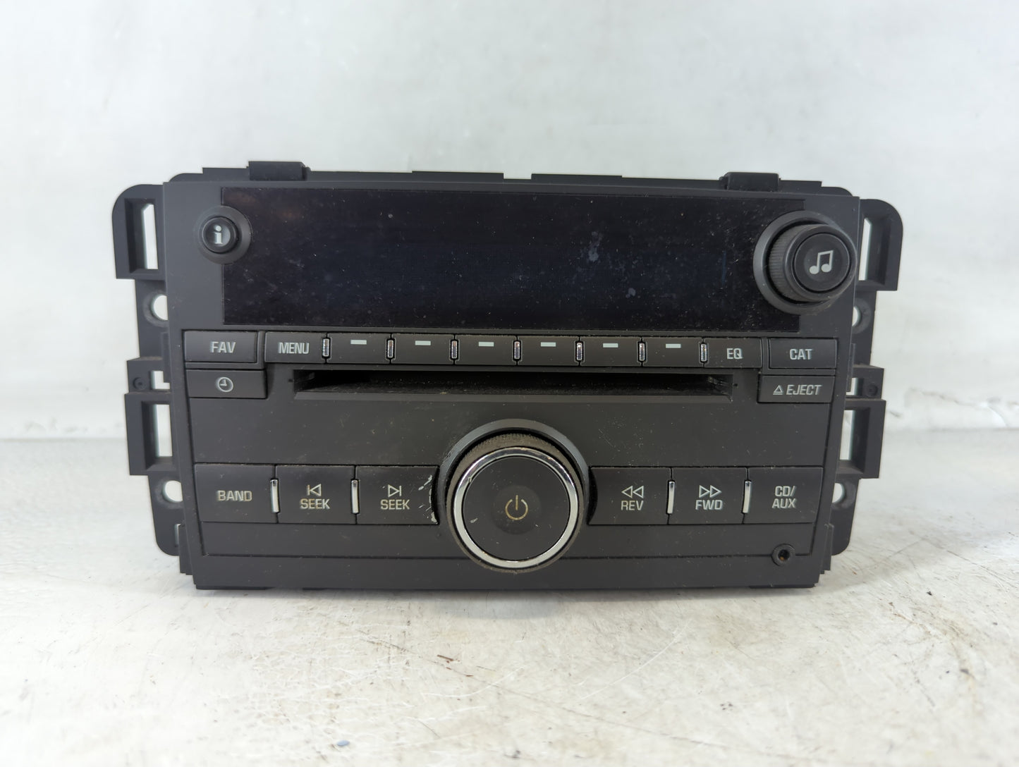 2009 Chevrolet Impala Radio AM FM Cd Player Receiver Replacement P/N:2598072 Fits OEM Used Auto Parts - Oemusedautoparts1.co