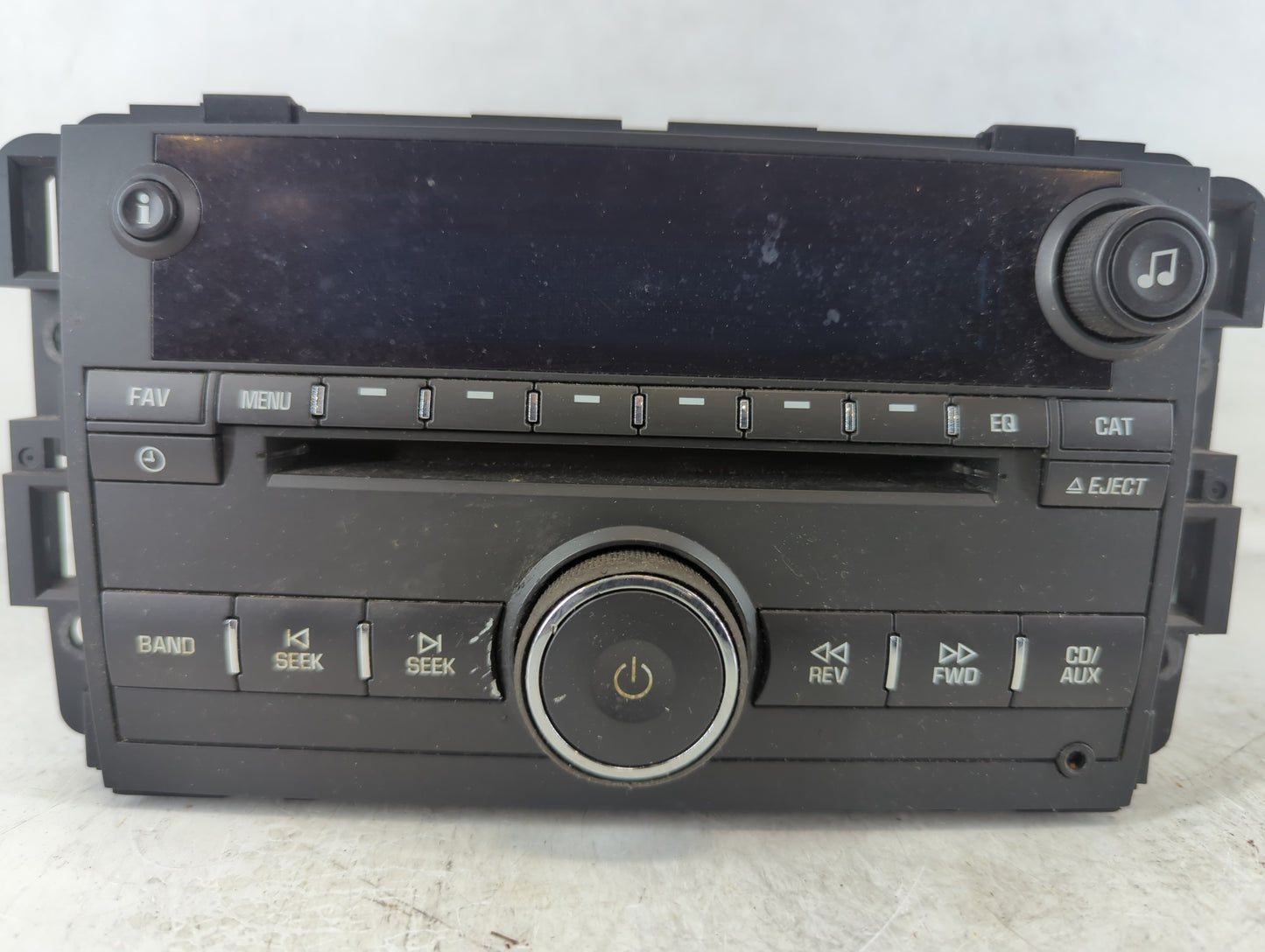 2009 Chevrolet Impala Radio AM FM Cd Player Receiver Replacement P/N:2598072 Fits OEM Used Auto Parts - Oemusedautoparts1.co