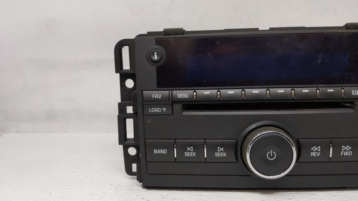 2009 Chevrolet Impala Radio AM FM Cd Player Receiver Replacement P/N:20756284 20756284 OEM Used Auto Parts - Oemusedautopart