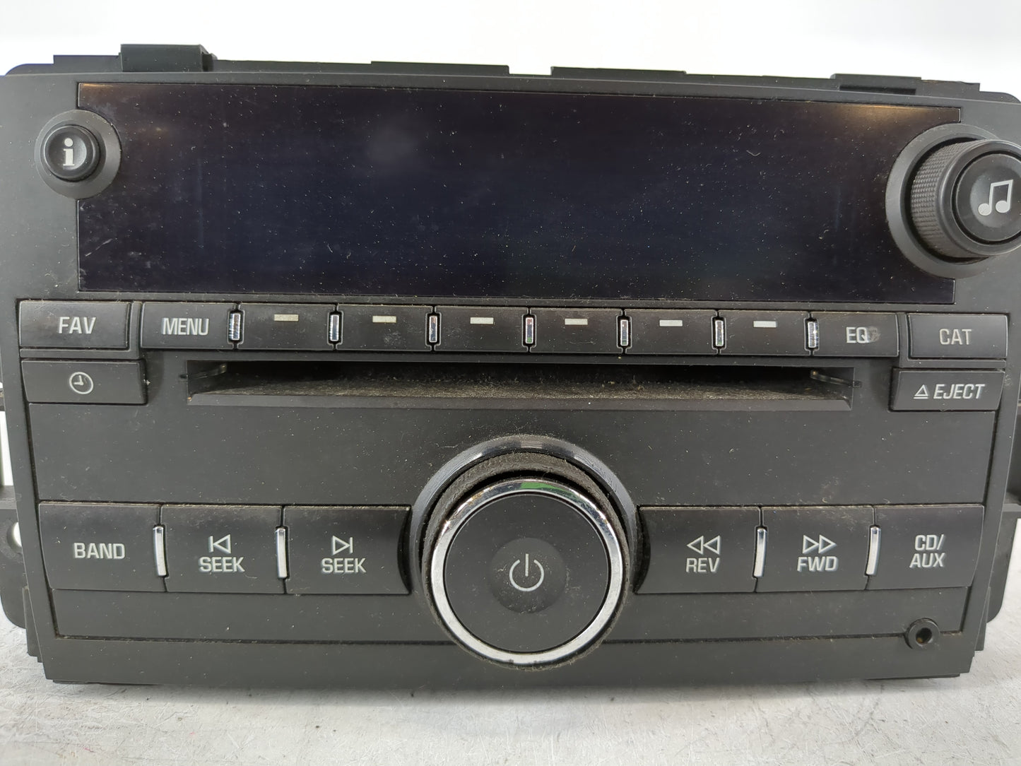 2009-2010 Chevrolet Impala Radio AM FM Cd Player Receiver Replacement P/N:20756285 Fits Fits 2009 2010 OEM Used Auto Parts -