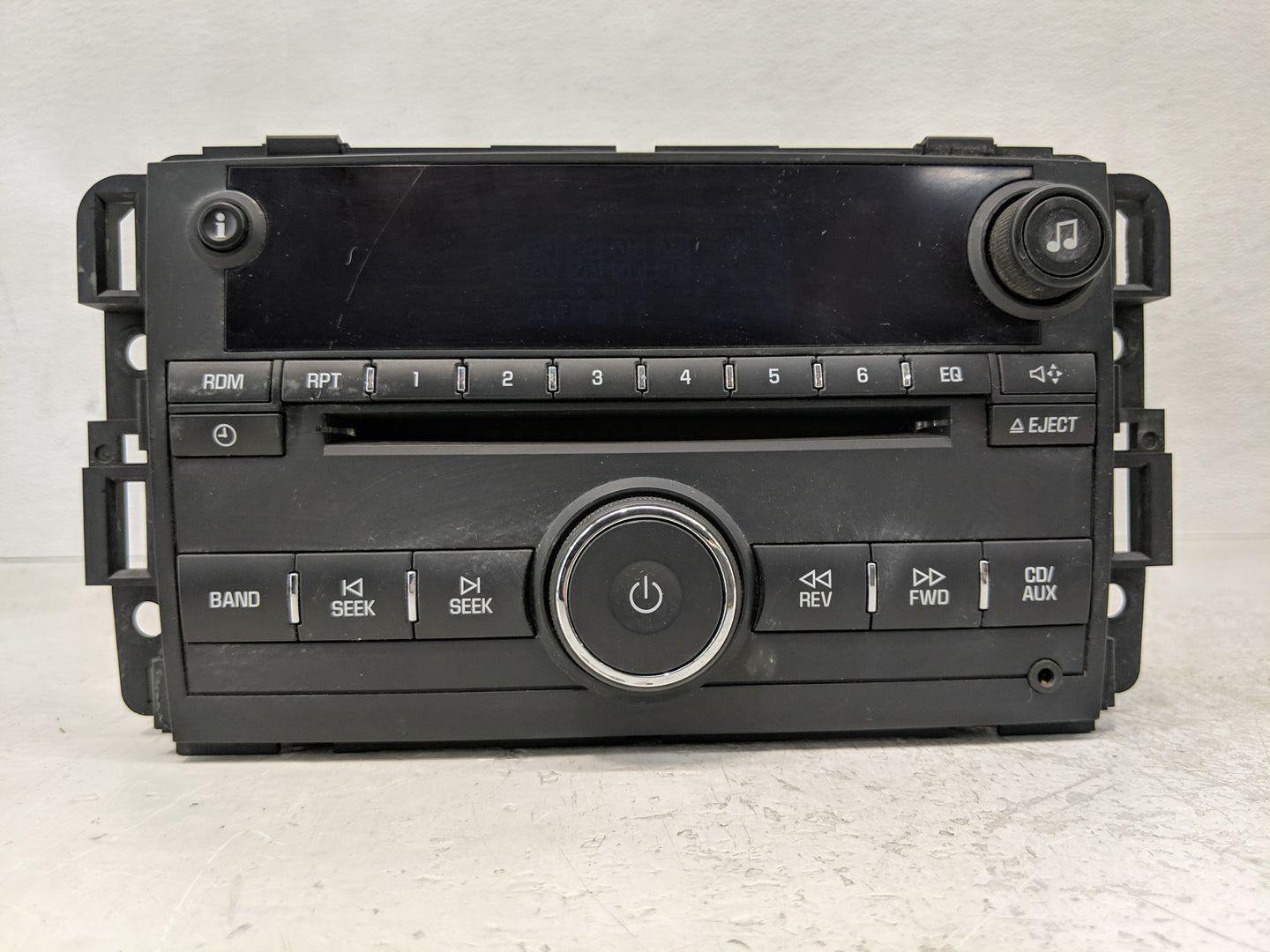 2009-2016 Chevrolet Impala Radio AM FM Cd Player Receiver Replacement P/N:07A0800358648 Fits OEM Used Auto Parts - Oemusedau