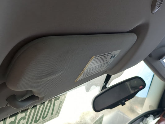2006-2016 Chevrolet Impala Sun Visor Shade Replacement Driver Left Mirror Fits OEM Used Auto Parts - Oemusedautoparts1.com