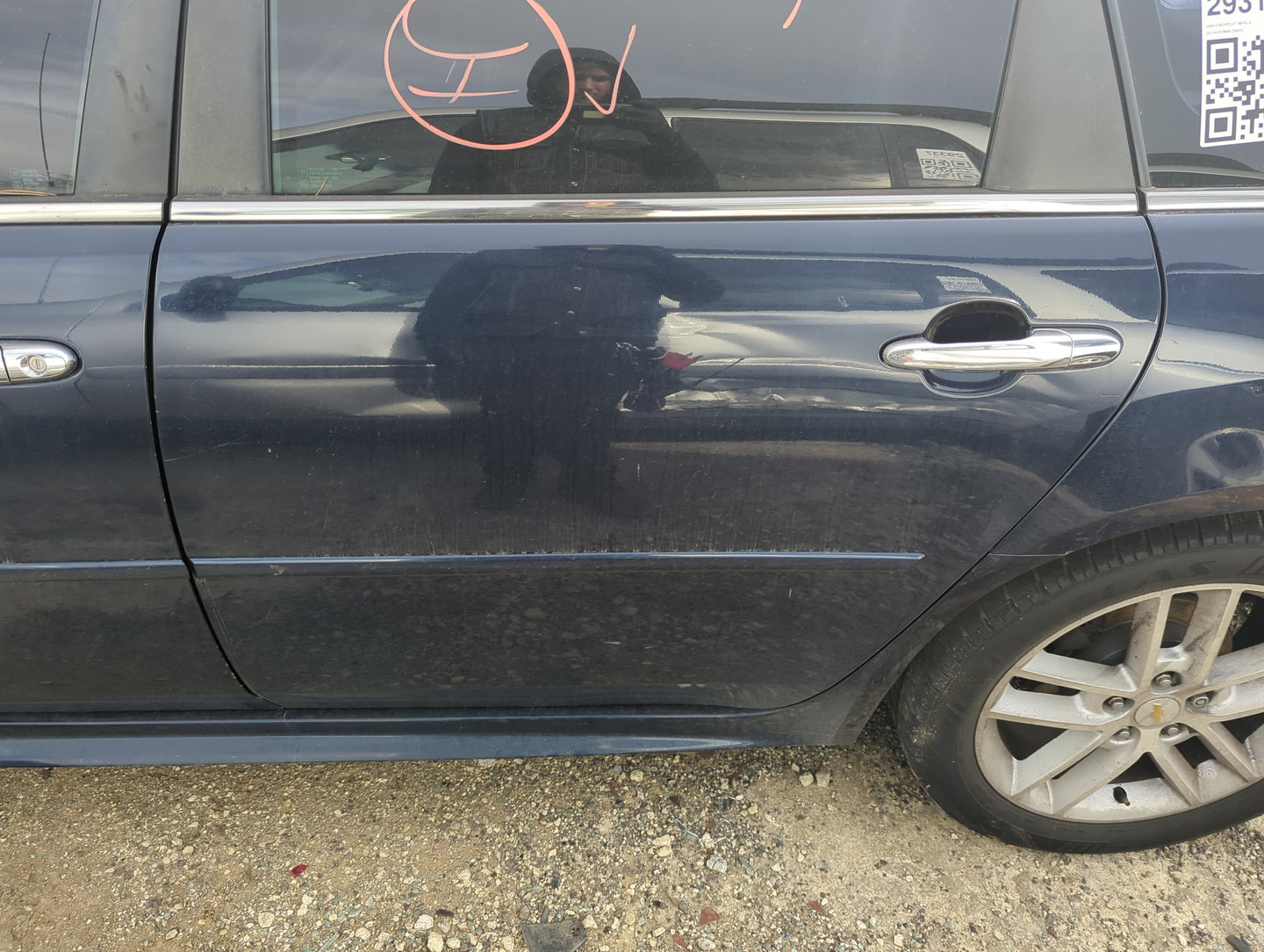 2008-2016 Chevrolet Impala Driver Rear Door Oem 1225806 - Oemusedautoparts1.com
