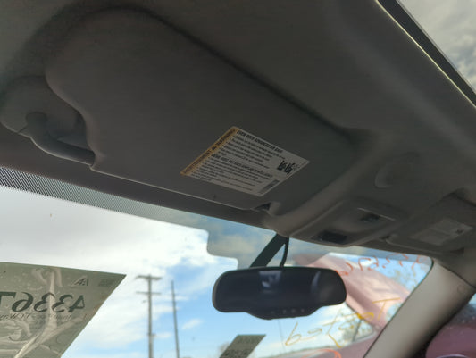 2006-2016 Chevrolet Impala Sun Visor Shade Replacement Driver Left Mirror Fits OEM Used Auto Parts - Oemusedautoparts1.com