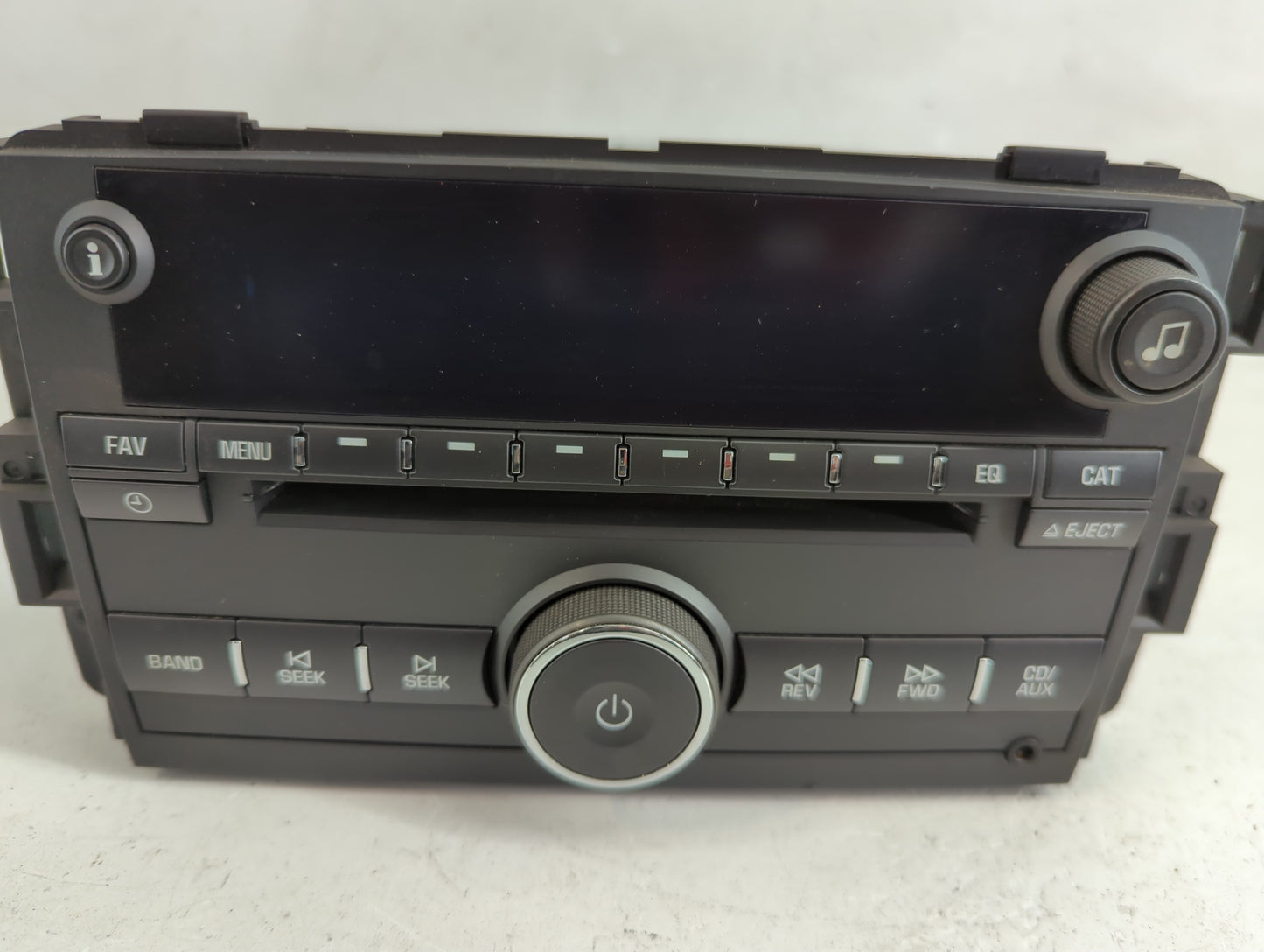 2009 Chevrolet Impala Radio AM FM Cd Player Receiver Replacement P/N:25980720 Fits OEM Used Auto Parts - Oemusedautoparts1.c