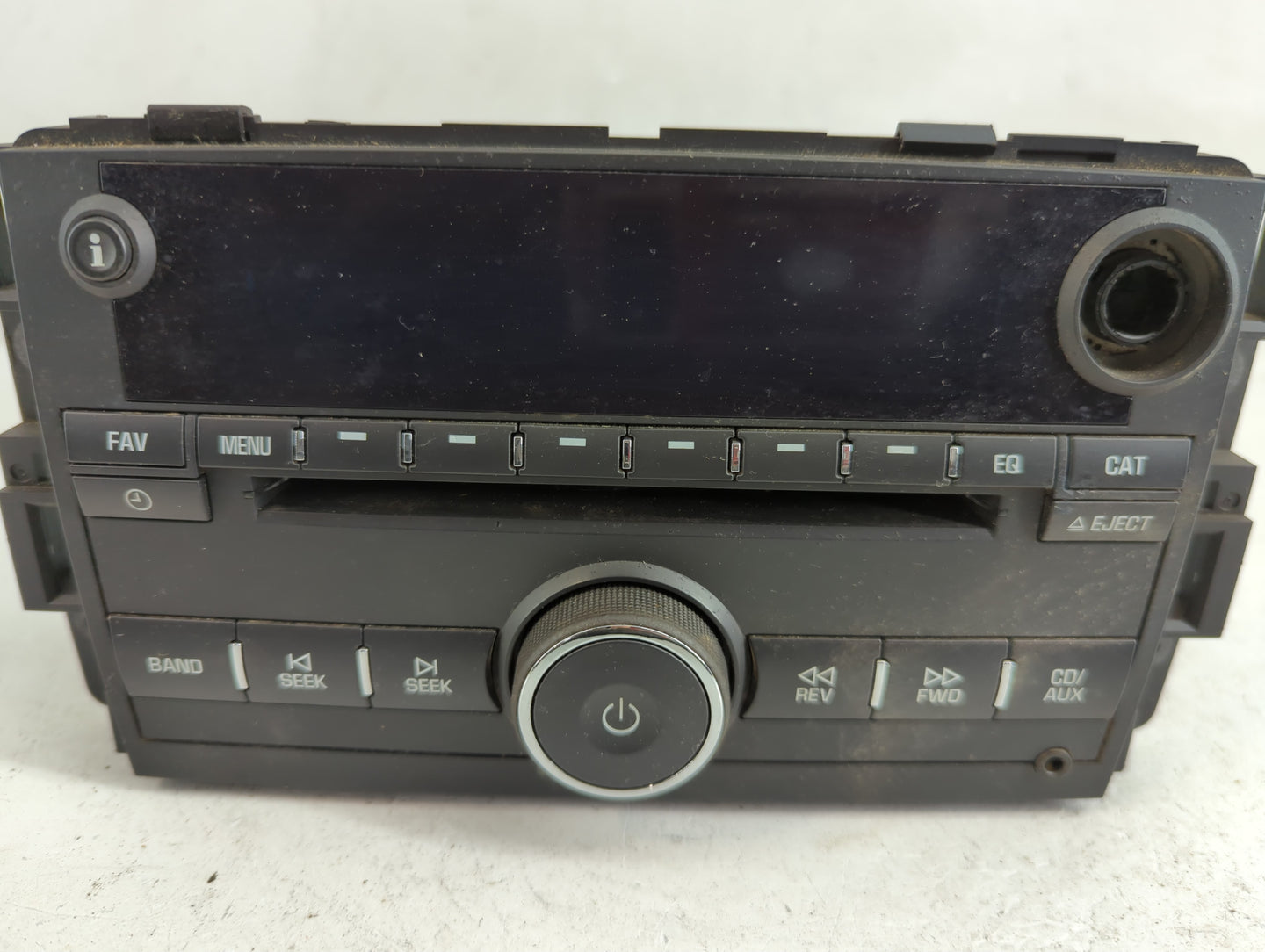 2009 Chevrolet Impala Radio AM FM Cd Player Receiver Replacement P/N:25980720 Fits OEM Used Auto Parts - Oemusedautoparts1.c
