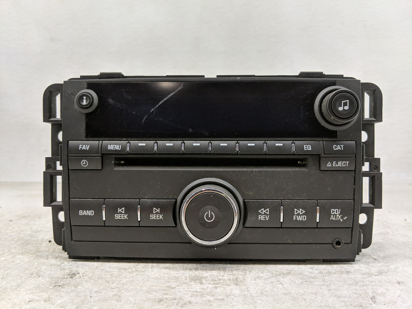 2009-2010 Chevrolet Impala Radio AM FM Cd Player Receiver Replacement Fits Fits 2009 2010 OEM Used Auto Parts - Oemusedautop