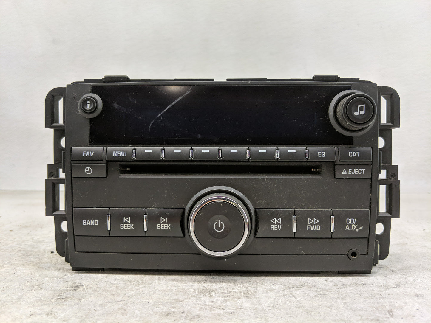 2009-2010 Chevrolet Impala Radio AM FM Cd Player Receiver Replacement Fits Fits 2009 2010 OEM Used Auto Parts - Oemusedautop
