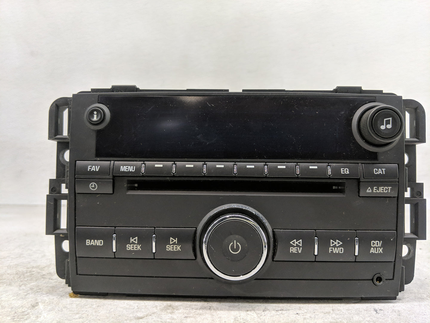 2009-2010 Chevrolet Impala Radio AM FM Cd Player Receiver Replacement Fits Fits 2009 2010 OEM Used Auto Parts - Oemusedautop