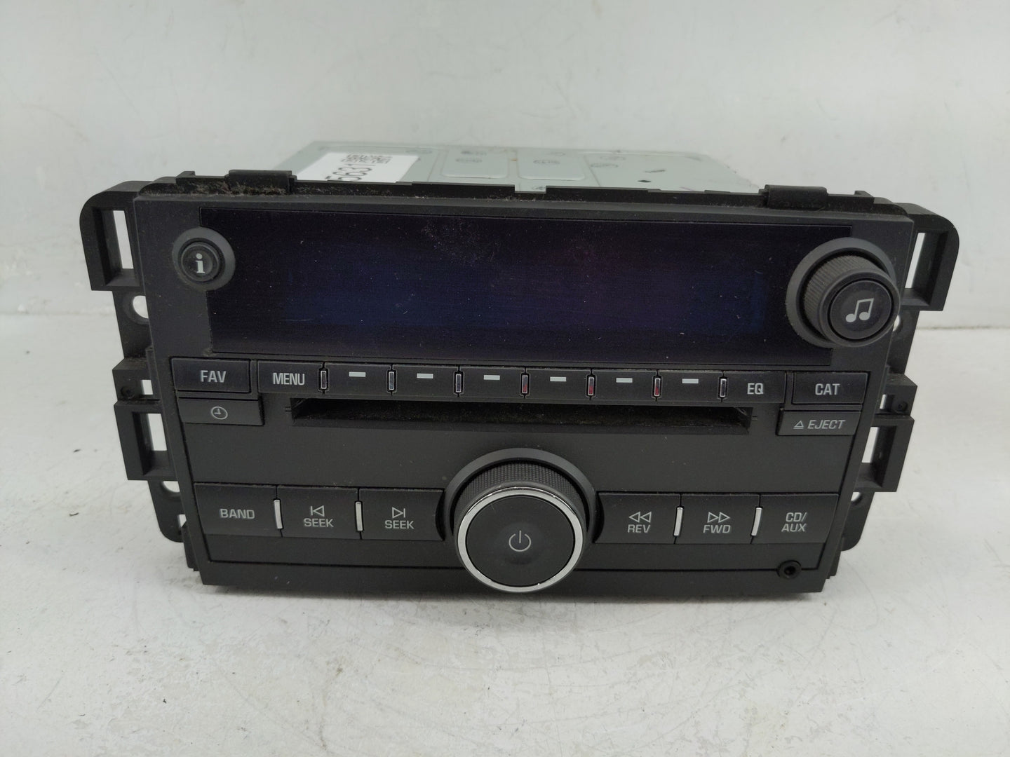 2009-2010 Chevrolet Impala Radio AM FM Cd Player Receiver Replacement P/N:20756285 Fits Fits 2009 2010 OEM Used Auto Parts -