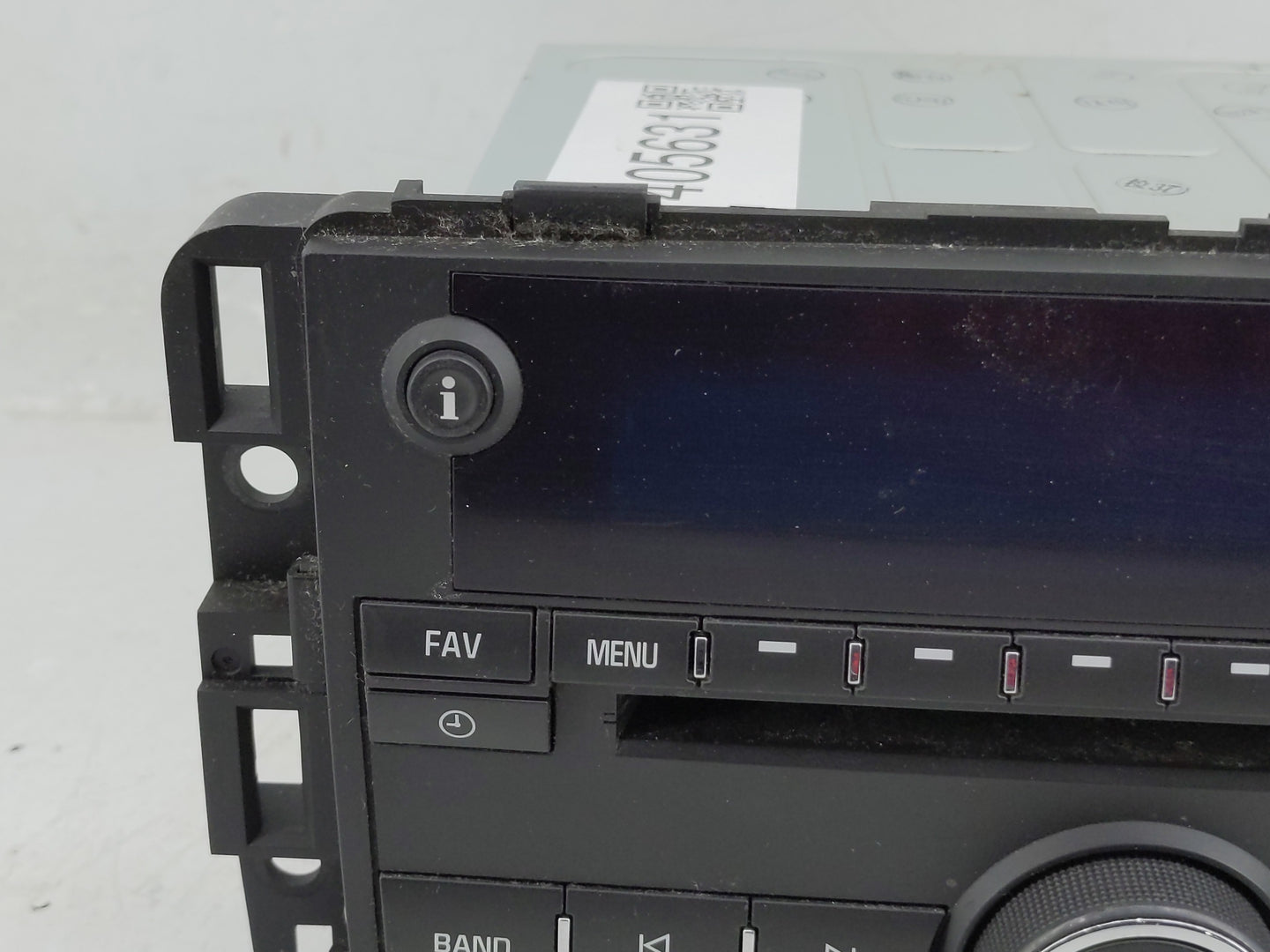 2009-2010 Chevrolet Impala Radio AM FM Cd Player Receiver Replacement P/N:20756285 Fits Fits 2009 2010 OEM Used Auto Parts -