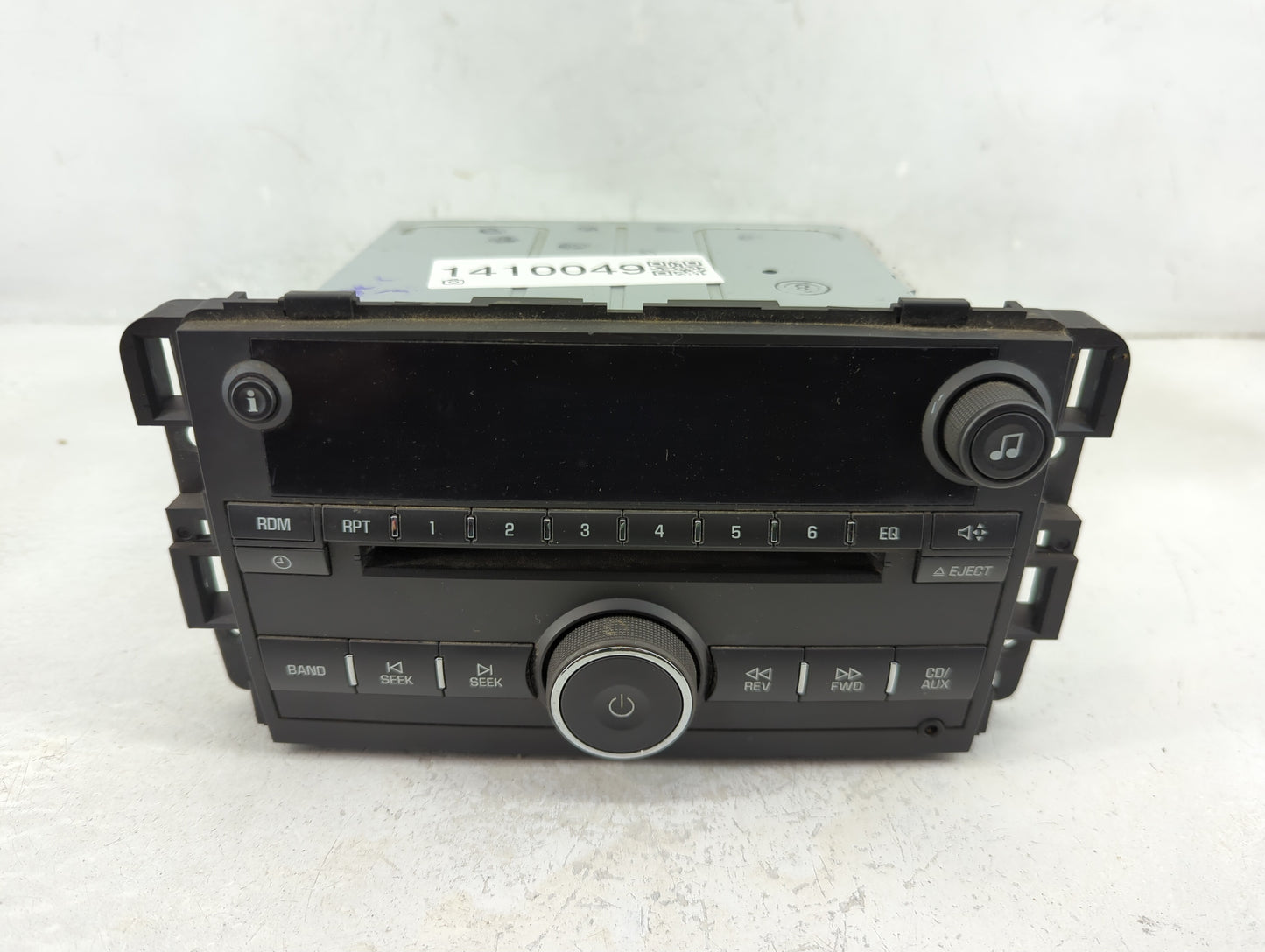 2009-2016 Chevrolet Impala Radio AM FM Cd Player Receiver Replacement P/N:25965059 Fits OEM Used Auto Parts - Oemusedautopar