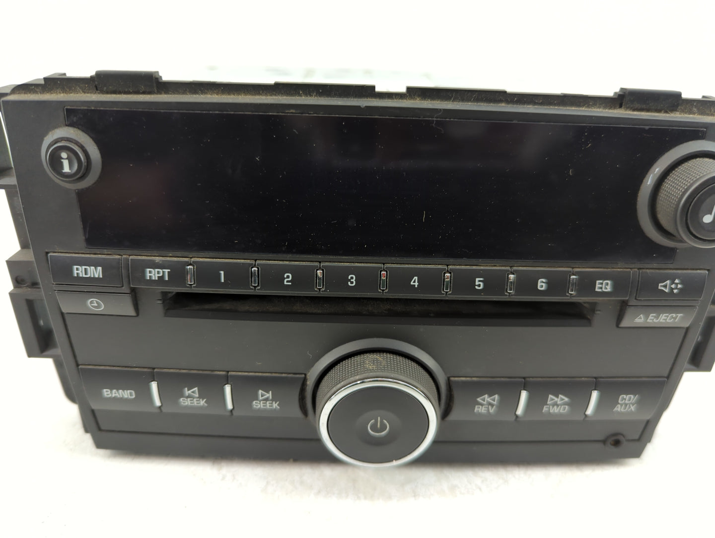2009-2016 Chevrolet Impala Radio AM FM Cd Player Receiver Replacement P/N:25965059 Fits OEM Used Auto Parts - Oemusedautopar