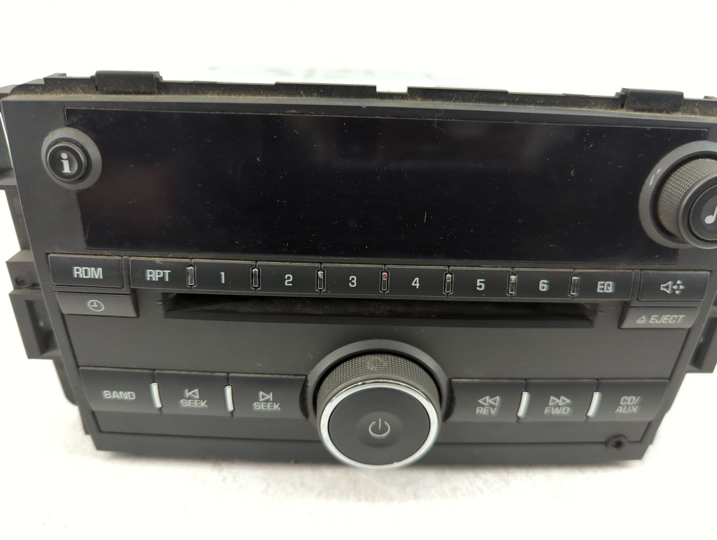 2009-2016 Chevrolet Impala Radio AM FM Cd Player Receiver Replacement P/N:25965059 Fits OEM Used Auto Parts - Oemusedautopar