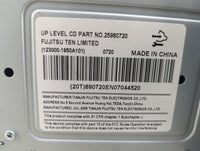 2009 Chevrolet Impala Radio AM FM Cd Player Receiver Replacement P/N:25980720 123000-1950A101 Fits OEM Used Auto Parts - Oem
