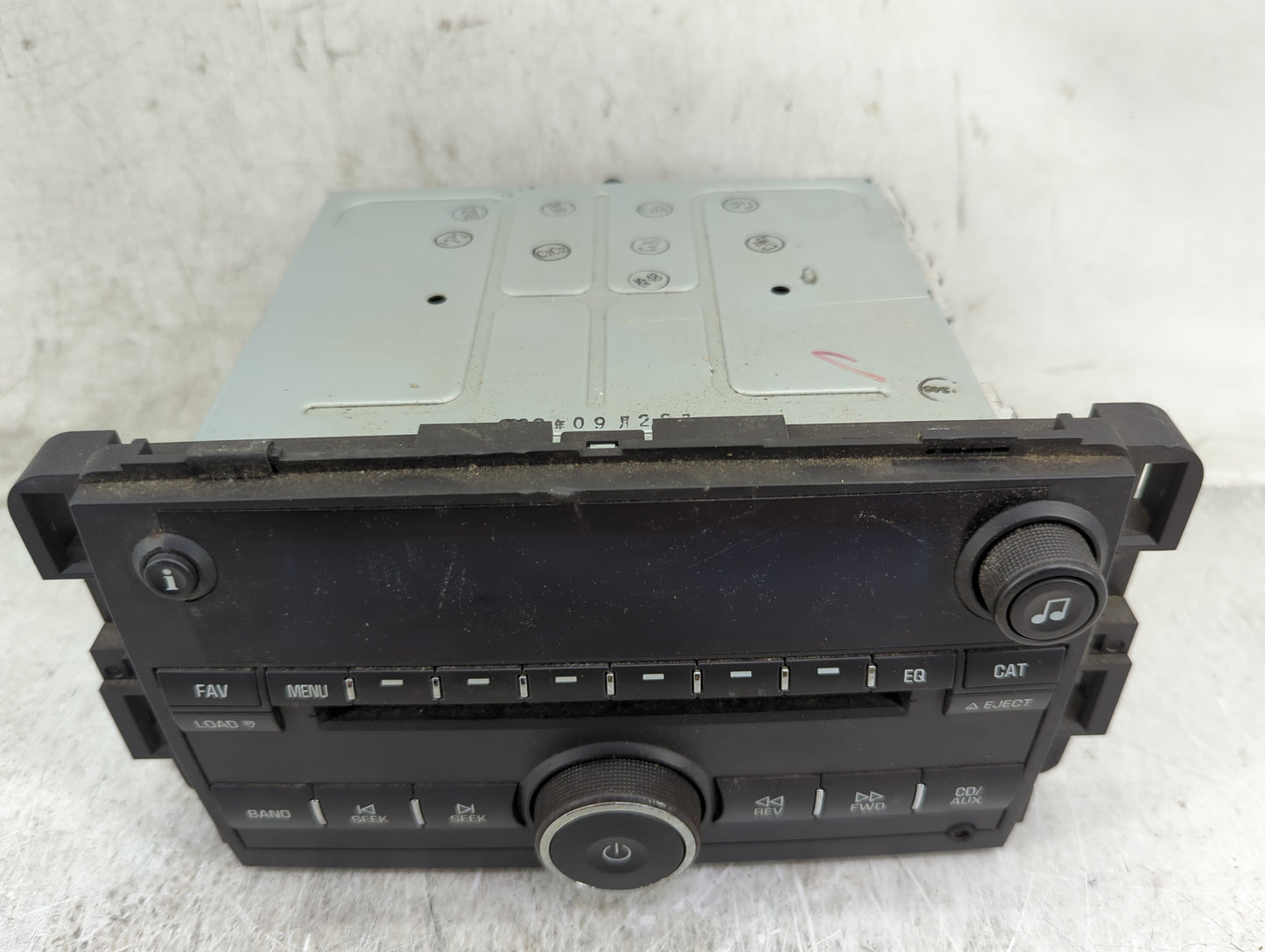 2009 Chevrolet Impala Radio AM FM Cd Player Receiver Replacement P/N:20756284 123000-1960B101, 121862-0510A70 Fits OEM Used 