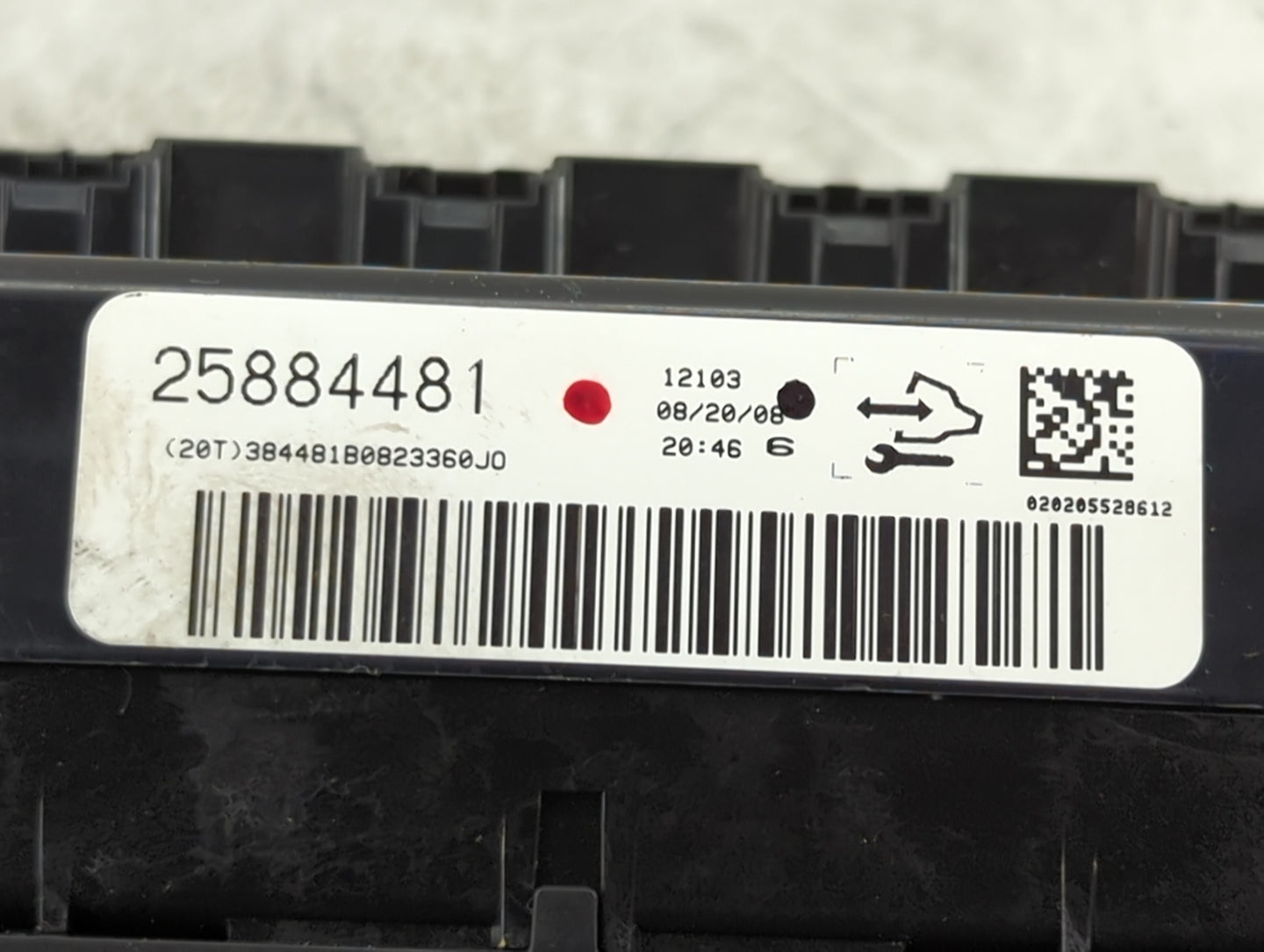 2006-2011 Chevrolet Impala Climate Control Module Temperature AC/Heater Replacement P/N:25884481 Fits OEM Used Auto Parts - 