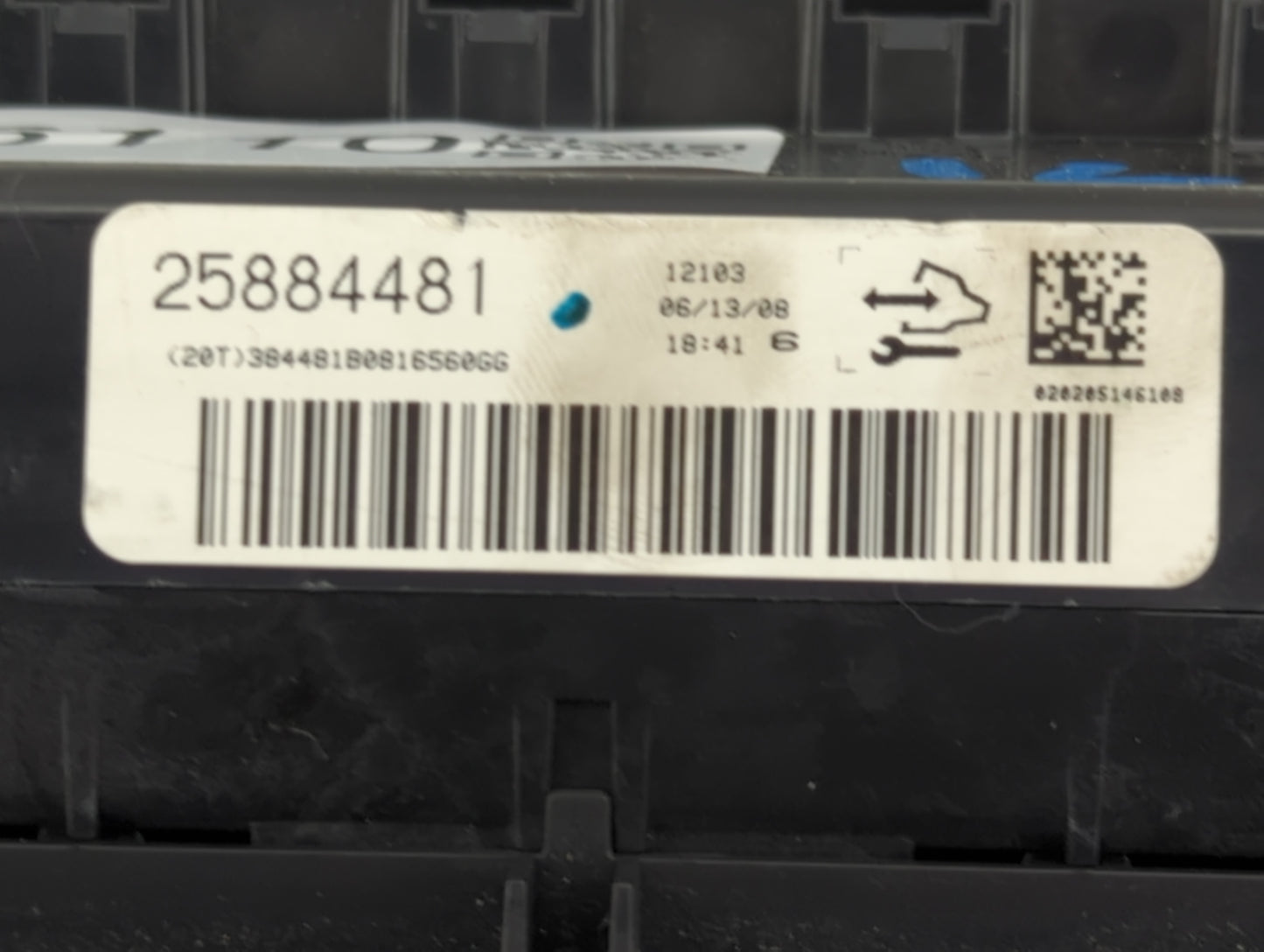 2006-2011 Chevrolet Impala Climate Control Module Temperature AC/Heater Replacement P/N:25884481 Fits OEM Used Auto Parts - 