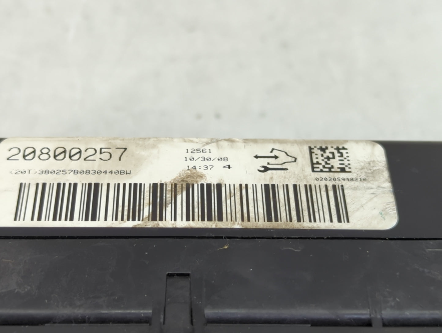 2006-2011 Chevrolet Impala Climate Control Module Temperature AC/Heater Replacement P/N:20800257 Fits OEM Used Auto Parts - 