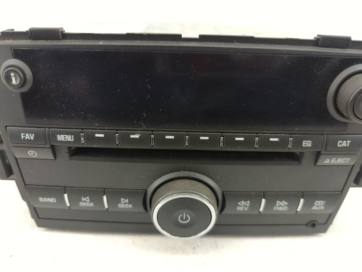 2009-2010 Chevrolet Impala Radio AM FM Cd Player Receiver Replacement P/N:25980720 123000-1950A101 Fits Fits 2009 2010 OEM U