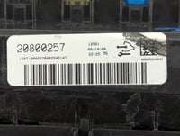 2006-2011 Chevrolet Impala Climate Control Module Temperature AC/Heater Replacement P/N:20800257 Fits OEM Used Auto Parts - 