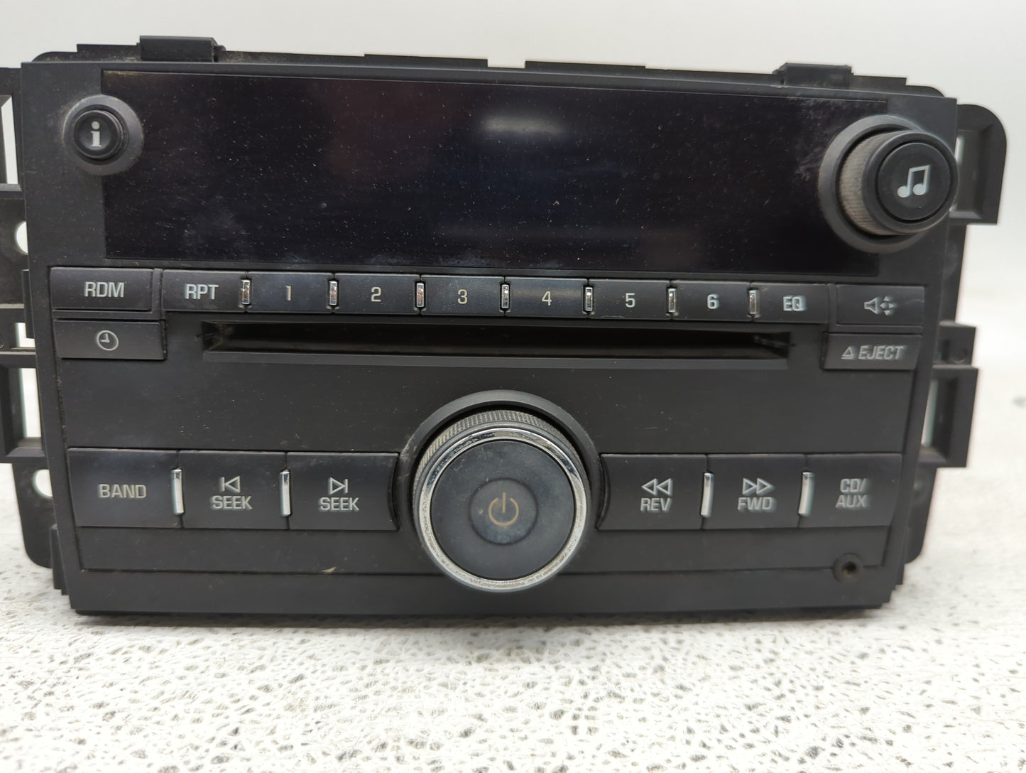 2009 Chevrolet Impala Radio AM FM Cd Player Receiver Replacement P/N:25965059 Fits OEM Used Auto Parts - Oemusedautoparts1.c