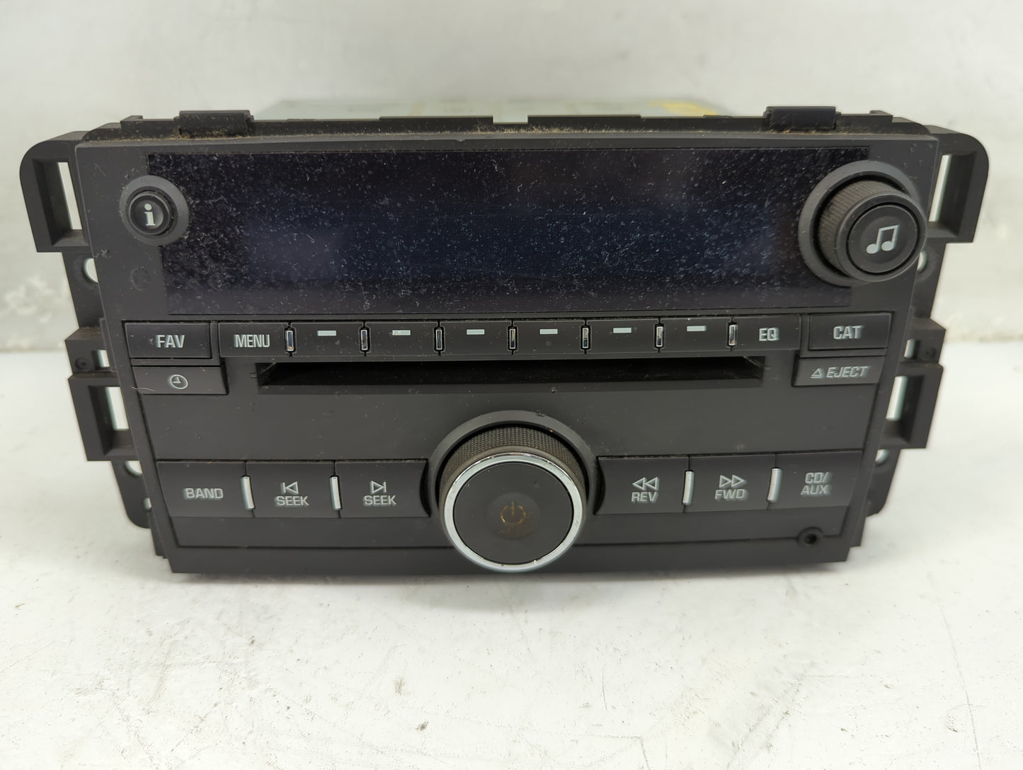 2009 Chevrolet Impala Radio AM FM Cd Player Receiver Replacement P/N:20756285 123000-1950B101 Fits OEM Used Auto Parts - Oem