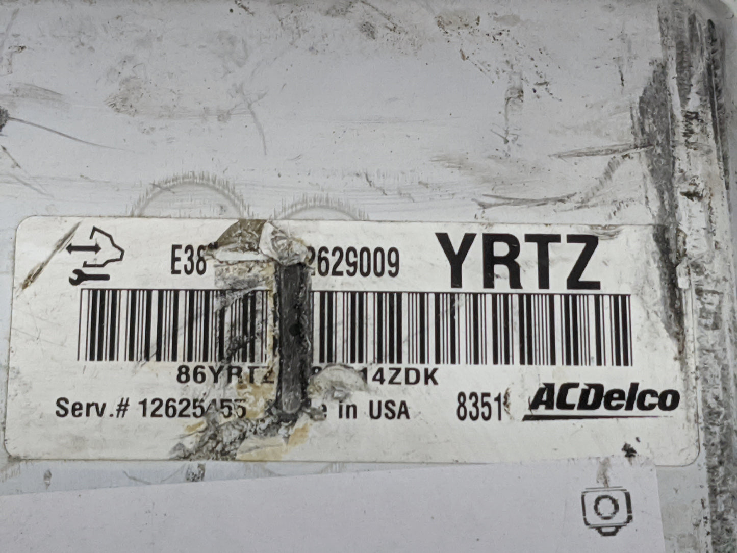 2009 Chevrolet Impala PCM Engine Control Computer ECU ECM PCU OEM P/N:12629009 12625455 Fits Fits 2010 OEM Used Auto Parts -