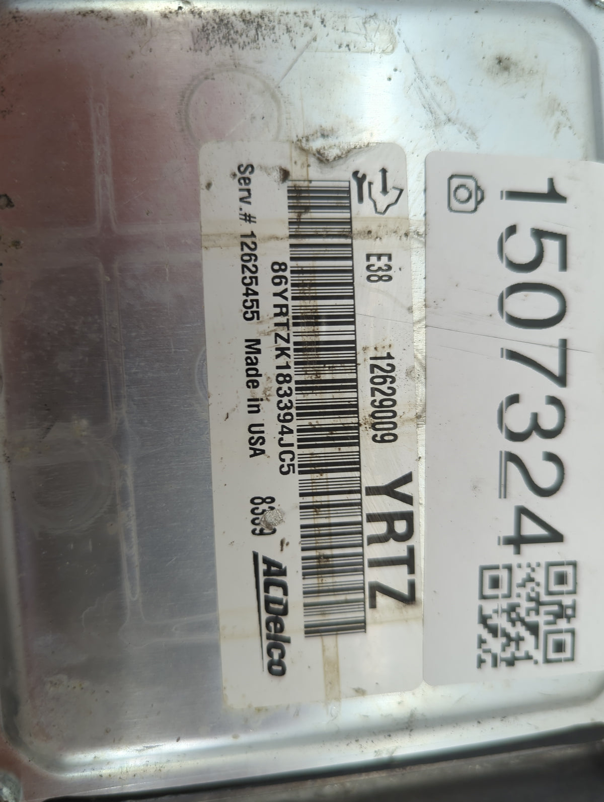 2009 Chevrolet Impala PCM Engine Control Computer ECU ECM PCU OEM P/N:12629009 12625455 Fits Fits 2010 OEM Used Auto Parts -
