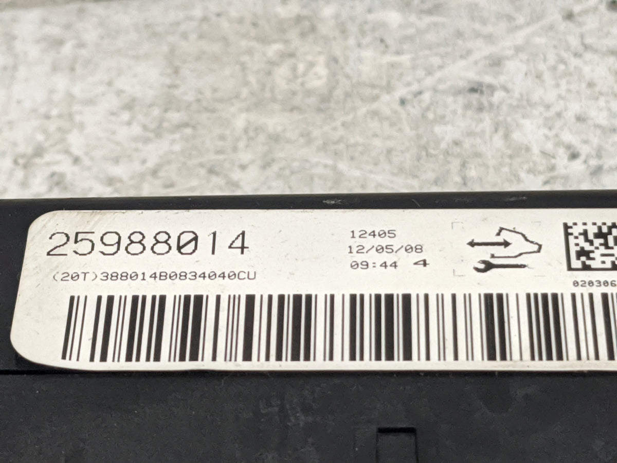 2006-2011 Chevrolet Impala Climate Control Module Temperature AC/Heater Replacement P/N:25988014 Fits OEM Used Auto Parts - 