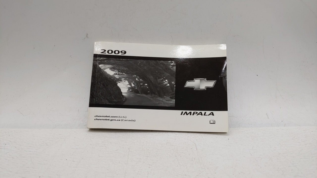 2009 Chevrolet Impala Owners Manual Book Guide OEM Used Auto Parts - Oemusedautoparts1.com