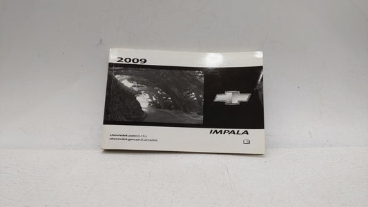 2009 Chevrolet Impala Owners Manual Book Guide OEM Used Auto Parts - Oemusedautoparts1.com