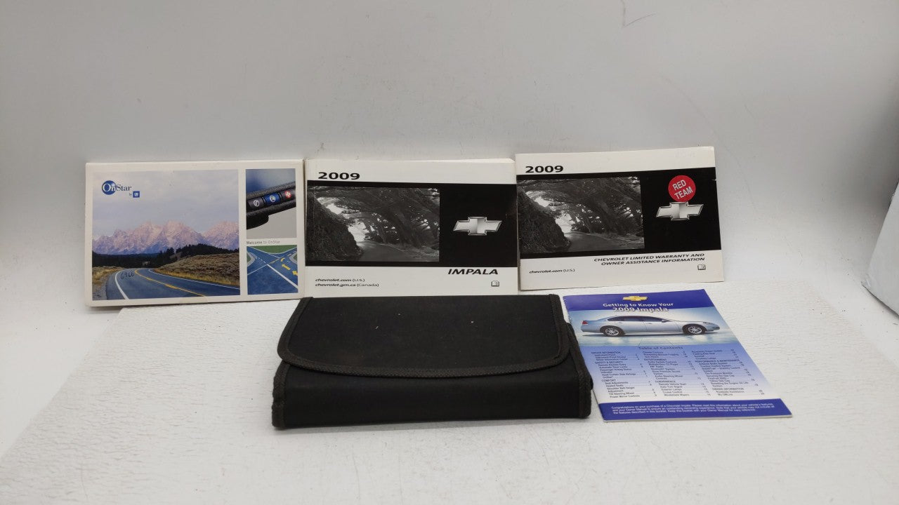 2009 Chevrolet Impala Owners Manual Book Guide OEM Used Auto Parts - Oemusedautoparts1.com