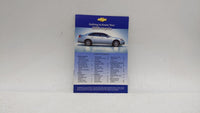 2009 Chevrolet Impala Owners Manual Book Guide OEM Used Auto Parts - Oemusedautoparts1.com