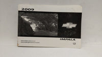 2009 Chevrolet Impala Owners Manual Book Guide OEM Used Auto Parts - Oemusedautoparts1.com